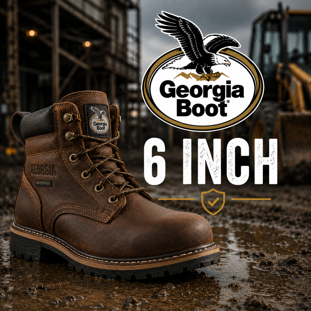 Georgia 6 Inch Boots