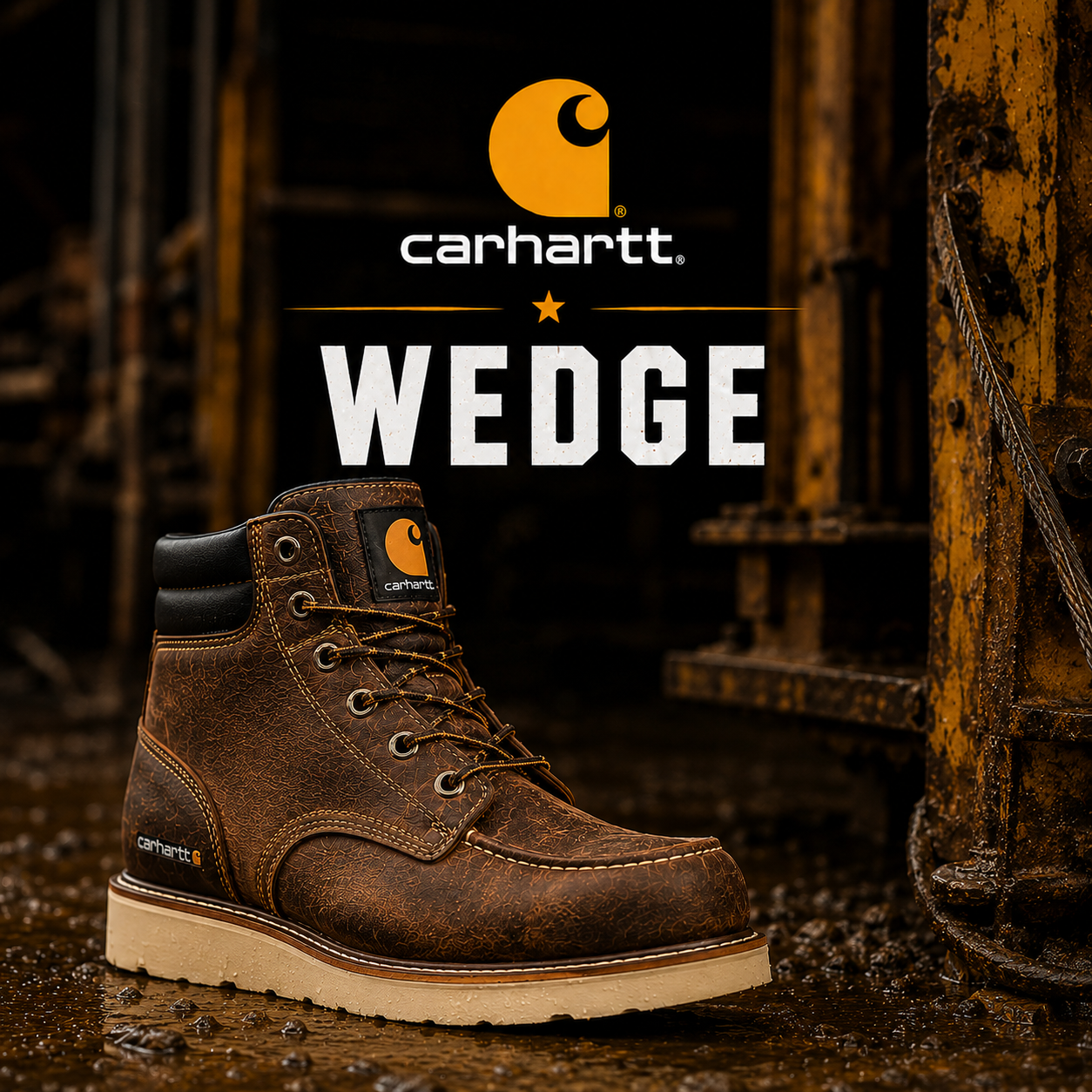 Carhartt Wedge Sole Work Boots