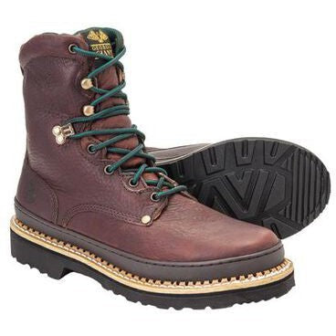 Georgia Men's Giant 8" Slip Resistant Work Boot -Brown- G8274 - Overlook Boots