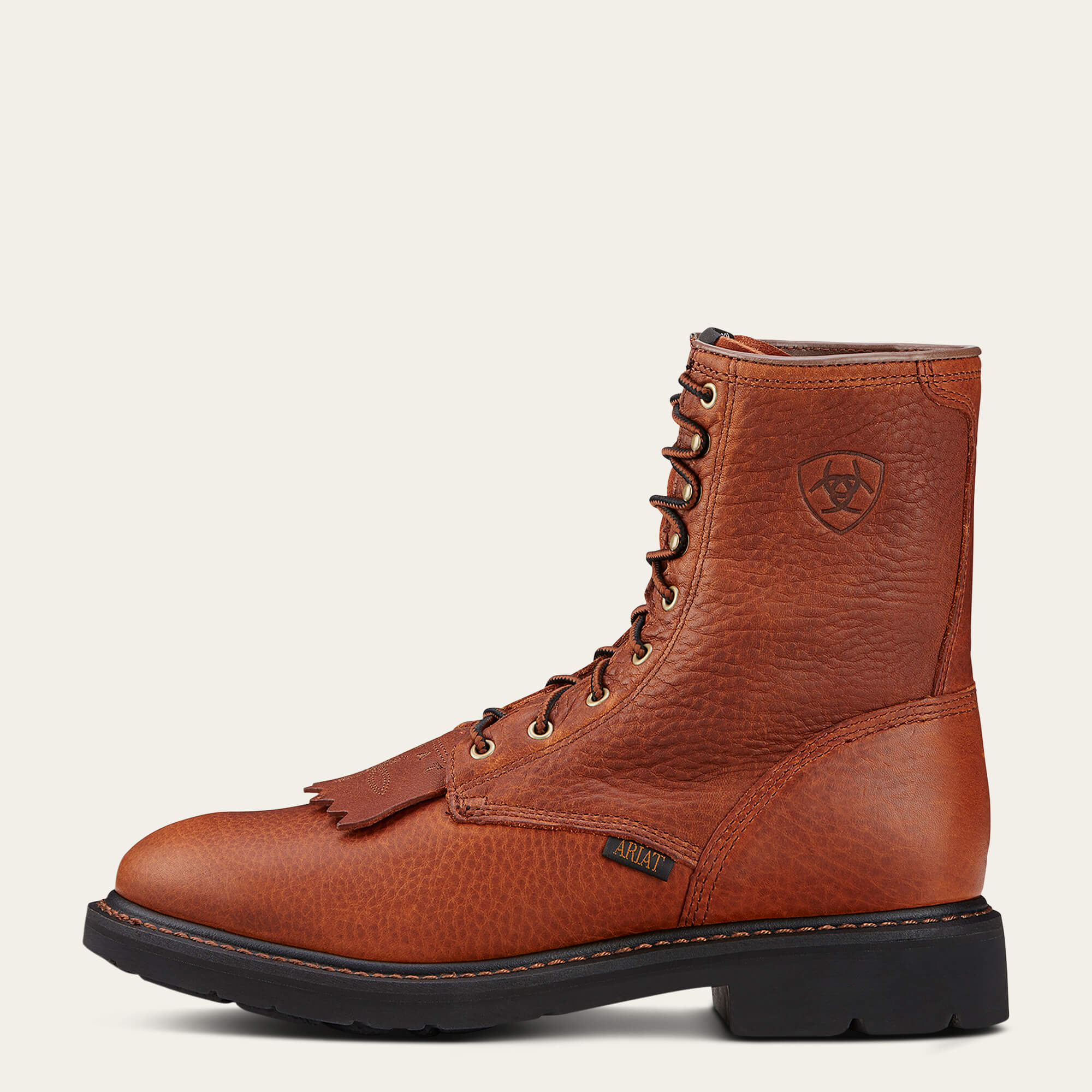 Ariat Men's Cascade 8" Soft Toe Lace Up Western Work Boot- Sunshine - 10002420 - Overlook Boots