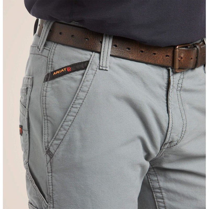 Ariat Men's Flame Resistant M4 Relaxed Workhorse Boot Cut Pant Gray - 10017226 - Overlook Boots