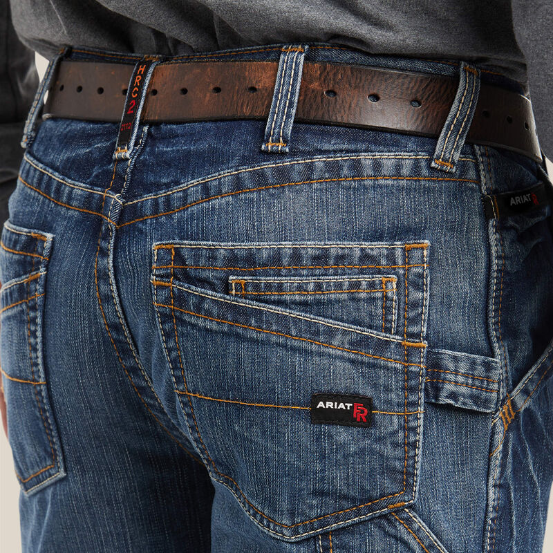 Ariat Men's FR M4 Relaxed Workhorse Boot Cut Jean Flint - 10017262 - Overlook Boots