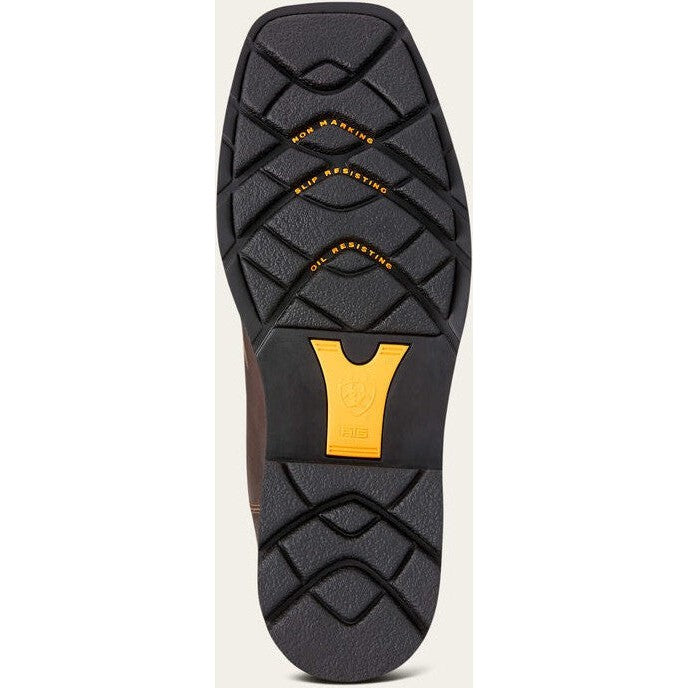 Ariat Men's Sierra Wide Square Toe Steel Toe Work Boot -Brown- 10017434 - Overlook Boots