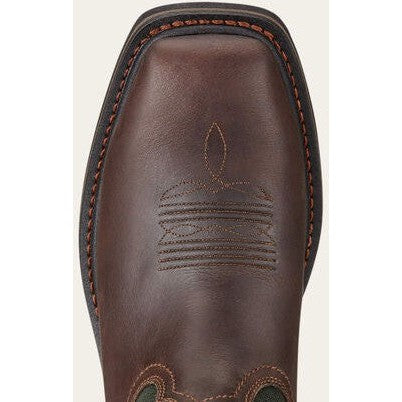 Ariat Men's Sierra Wide Square Toe Steel Toe Work Boot -Brown- 10017434 - Overlook Boots