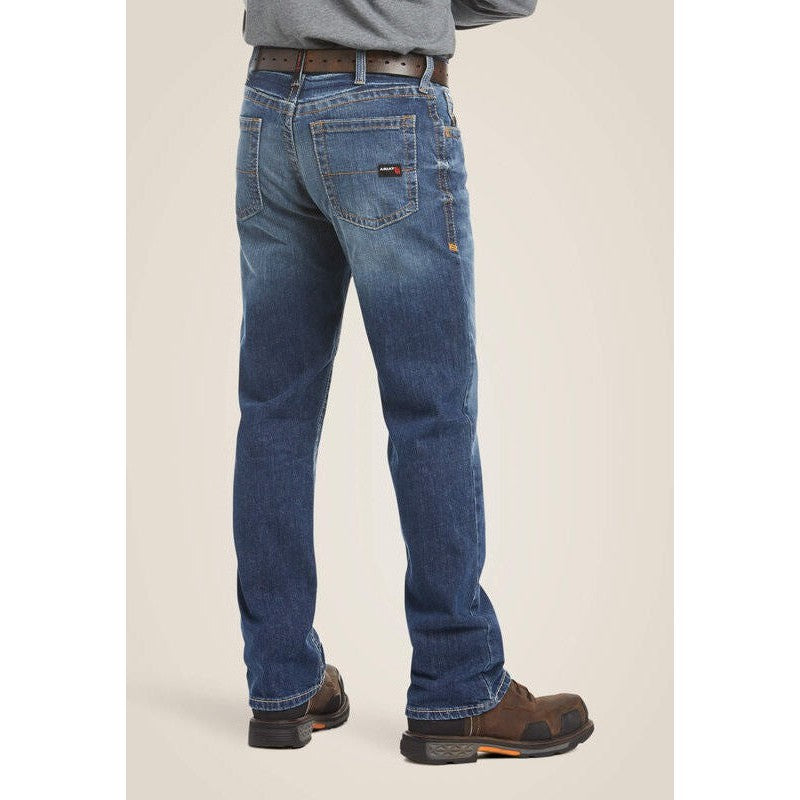 Ariat Men's Flame Resistant M4 Relaxed Basic Flame Resist Boot Cut Jean Alloy - 10020812 - Overlook Boots
