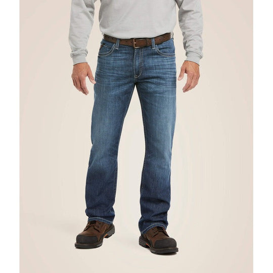 Ariat Men's Flame Resistant M4 Relaxed Stretch DuraLight Boot Cut Jean Bryce - 10023467 30 x 30 / Bryce / Standard - Overlook Boots