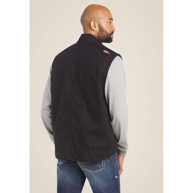 Ariat Men's Workhorse Flame Resistant Insulated Vest Black - 10024030 - Overlook Boots