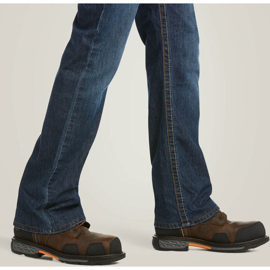 Ariat Men's Flame Resistant M4 Relaxed Stretch DuraLight Jett Boot Cut Jean Airway - 10030266 - Overlook Boots
