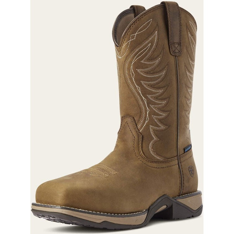 Ariat Women's Anthem Composite Toe Western Work Boot -Brown- 10031664