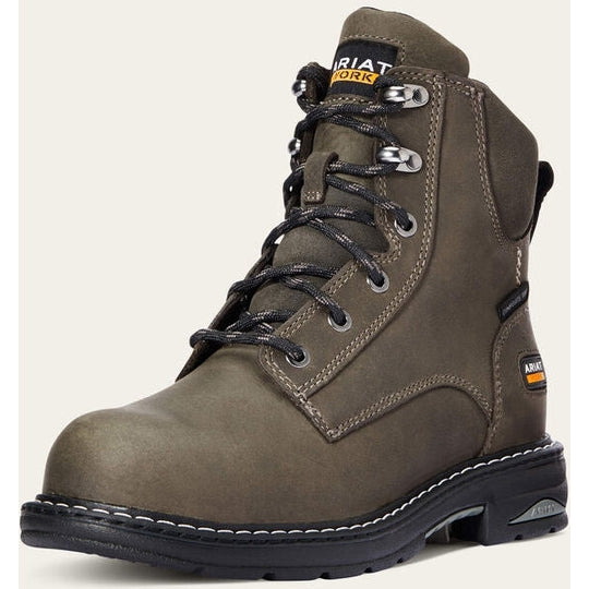 Ariat Women's Casey 6" Composite Toe Slip Resistant Work Boot - Shadow - 10033921 5.5 / Narrow / Brown - Overlook Boots