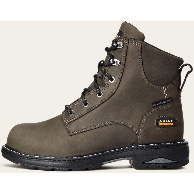 Ariat Women's Casey 6" Composite Toe Slip Resistant Work Boot - Shadow - 10033921 - Overlook Boots