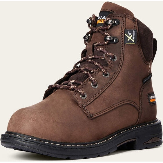 Ariat Women's Casey 6" Composite Toe Metguard Work Boot - Brown - 10033995 5.5 / Medium / Brown - Overlook Boots