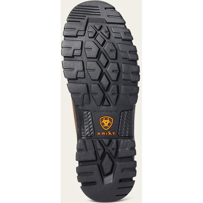 Ariat Men's Treadfast 6" Steel Toe Slip Resistant Work Boot - Brown - 10034671 - Overlook Boots