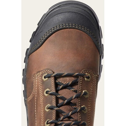 Ariat Men's Treadfast 6" Steel Toe Slip Resistant Work Boot - Brown - 10034671 - Overlook Boots