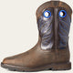 Ariat Men's Groundwork Steel Toe Waterproof Western Work Boot - Brown - 10034720 - Overlook Boots