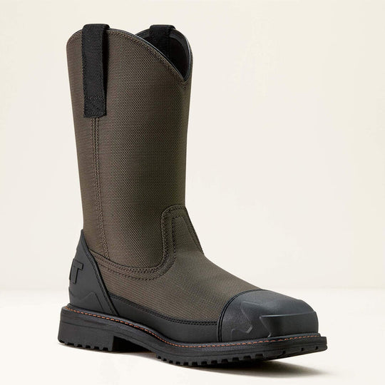 Ariat Men's RigTEK Wildcat 11" Comp Toe Waterproof CSA Work Boot - Iron - 10035929 7.0 / Medium / Grey - Overlook Boots
