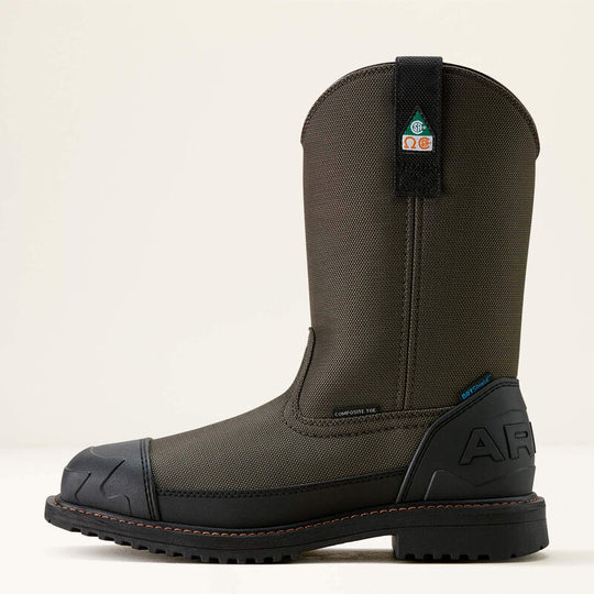 Ariat Men's RigTEK Wildcat 11" Comp Toe Waterproof CSA Work Boot - Iron - 10035929 - Overlook Boots