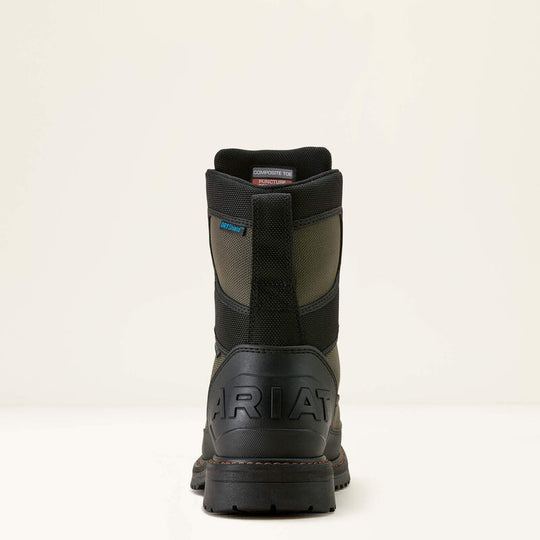 Ariat Men's RigTEK Wildcat 8" Comp Toe Waterproof CSA Work Boot - Iron - 10035930 - Overlook Boots