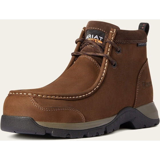 Ariat Men's Edge Lte Moc Composite Toe Slip Resistant Work Boot - Brown - 10035978 - Overlook Boots