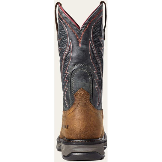 Ariat Men's WorkHog Xt VenTek Soft Toe Western Work Boot -Brown- 10035984 - Overlook Boots