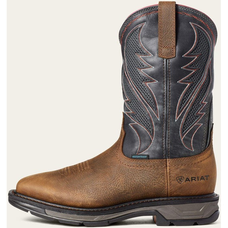Ariat Men's WorkHog Xt VenTek Soft Toe Western Work Boot -Brown- 10035984 - Overlook Boots