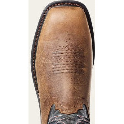 Ariat Men's WorkHog Xt VenTek Carbon Toe Western Work Boot -Brown- 10036005 - Overlook Boots