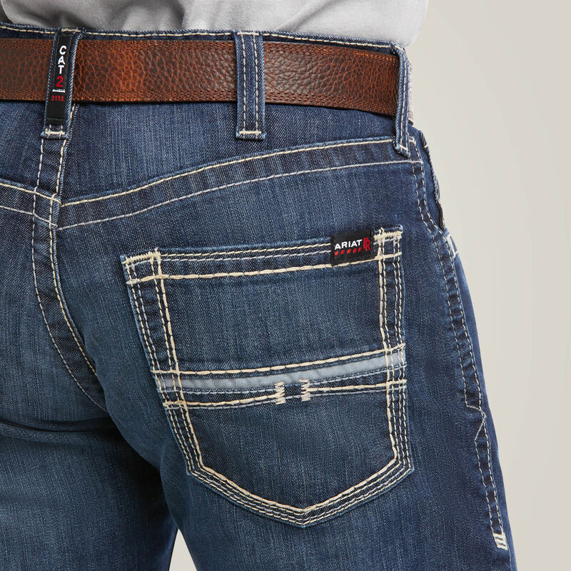 Ariat Men's Flame Resistant M5 DuraLight Stretch Coltrane Straight Leg Jean Billings - 10036687 - Overlook Boots