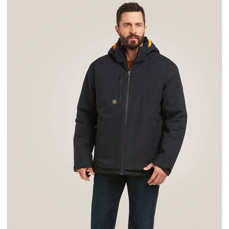 Ariat Men's Rebar Storm Fighter 2.0 Waterproof 120G Jacket Black - 10037605 Small / Black / Standard - Overlook Boots