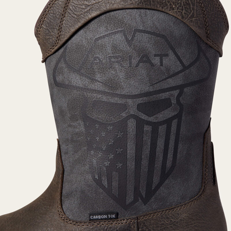 Ariat Men's WorkHog Xt Incognito Composite Toe Western Work Boot - Coffee - 10038223 - Overlook Boots