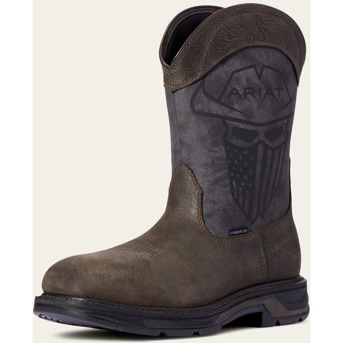 Ariat Men's WorkHog Xt Incognito Composite Toe Western Work Boot - Coffee - 10038223 - Overlook Boots