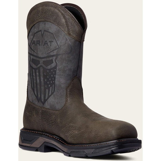 Ariat Men's WorkHog Xt Incognito Composite Toe Western Work Boot - Coffee - 10038223 7.0 / Medium / Brown - Overlook Boots