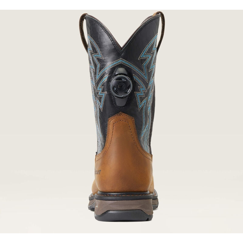 Ariat Men's WorkHog Xt BOA Carbon Toe Western Work Boot -Dark Earth- 10038923 - Overlook Boots