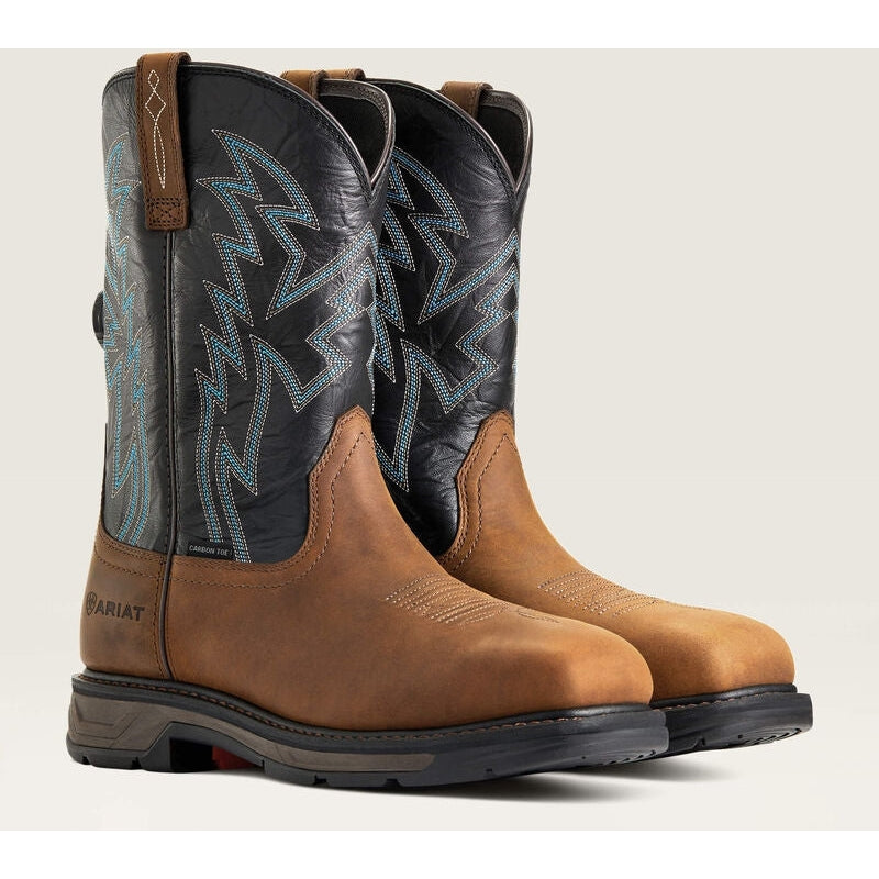 Ariat Men's WorkHog Xt BOA Carbon Toe Western Work Boot -Dark Earth- 10038923 - Overlook Boots