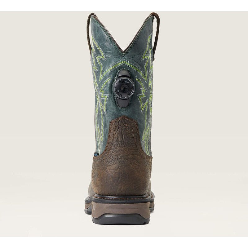 Ariat Men's WorkHog Xt Boa Carbon Toe Waterproof Western Work Boot - Brown - 10038924 - Overlook Boots