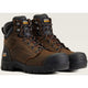 Ariat Men's Treadfast 6" Soft Toe Waterproof Slip Resistant Work Boot - Brown - 10040404 - Overlook Boots