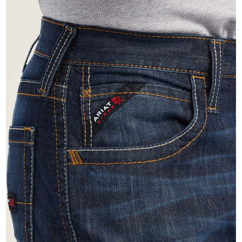 Ariat Men's FR M5 Straight DuraLight Straight Leg Jean Lassen - 10041118 - Overlook Boots