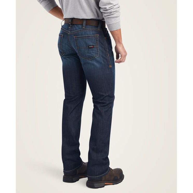 Ariat Men's FR M5 Straight DuraLight Straight Leg Jean Lassen - 10041118 - Overlook Boots