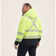 Ariat Men's FR Hi-Vis Hooded Waterproof Workwear Jacket Yellow - 10041788 - Overlook Boots