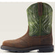 Ariat Men's Sierra Shock Shield Steel Toe Western Work Boot - Brown - 10042541 - Overlook Boots