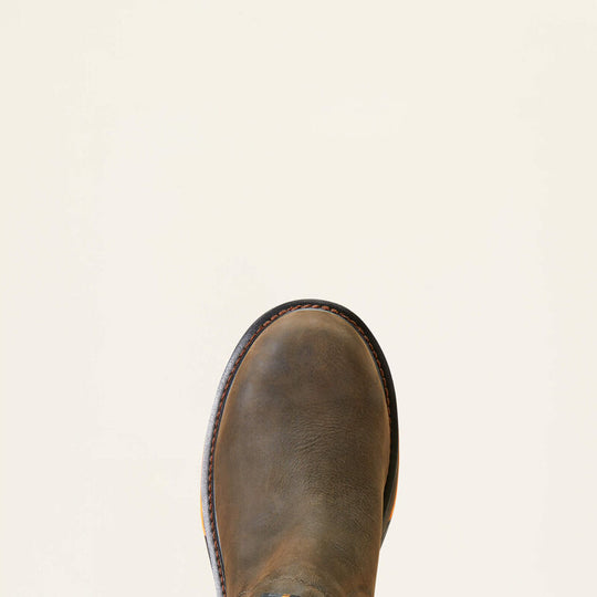Ariat Men's Big Rig Chelsea Waterproof Composite Toe Work Boot - Brown - 10042544 - Overlook Boots