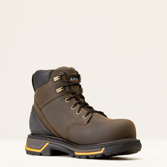 Ariat Men's Big Rig 6" Waterproof Composite Toe Work Boot - Brown - 10042550 - Overlook Boots