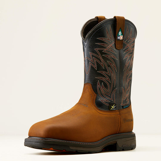 Ariat Men's WorkHog 11" Composite Toe Waterproof MG CSA Puncture Resistant Western Work Boot- 10042553 - Overlook Boots