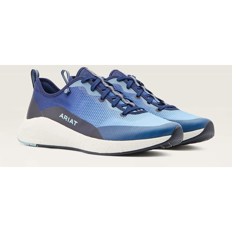 Ariat Men's ShiftRunner Soft Toe Slip Resistant Work Shoe - Blue - 10042569 - Overlook Boots