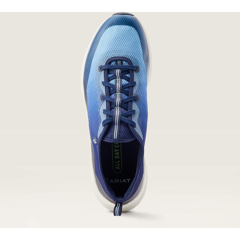 Ariat Men's ShiftRunner Soft Toe Slip Resistant Work Shoe - Blue - 10042569 - Overlook Boots