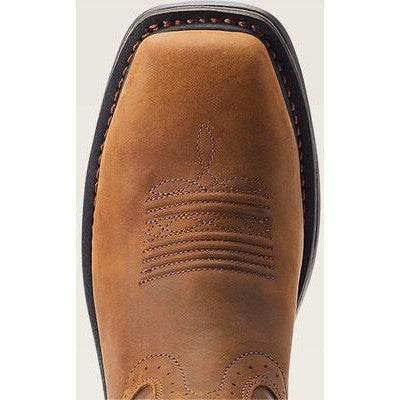 Ariat Men's Sierra Shock Shield Patriot Steel Toe Western Work Boot -Brown- 10044426 - Overlook Boots