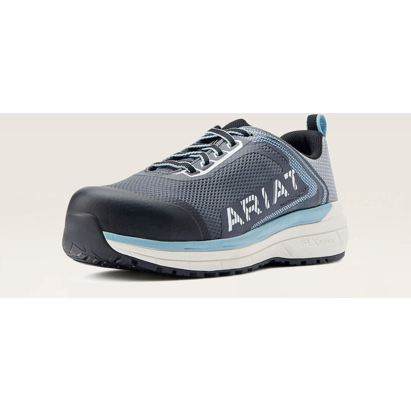 Ariat Women's Outpace Static Dissipative Composite Toe Safety Slip Resistant Work Shoe -Ebony- 10044427 - Overlook Boots