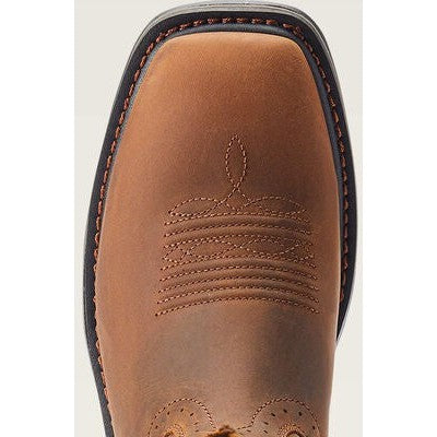 Ariat Men's Sierra Shock Shield Patriot Western Work Boot - Brown - 10044505 - Overlook Boots