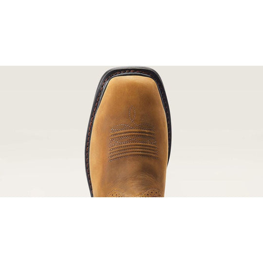 Ariat Men's Sierra Shock Shield Steel Toe Western Work Boot - Brown - 10044544 - Overlook Boots