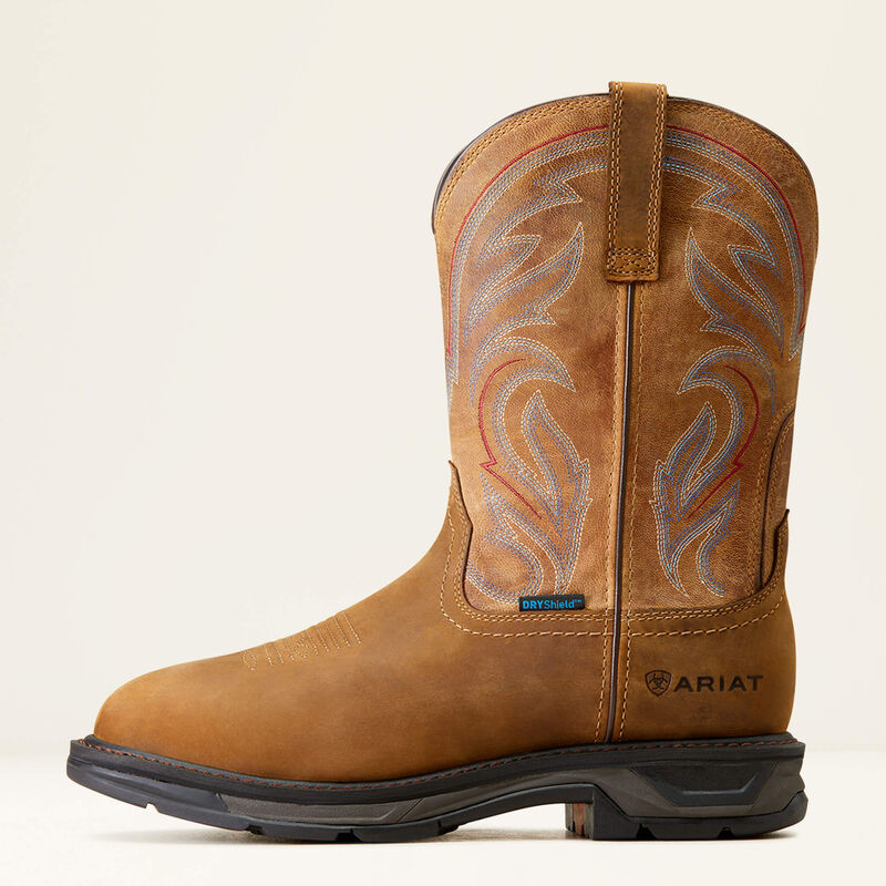 Ariat Men's WorkHog Xt Waterproof Soft Toe Western Work Boot - Brown - 10045436 - Overlook Boots