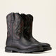 Ariat Men's Sierra Shock Shield Steel Toe Western Work Boot -Black- 10046929 - Overlook Boots